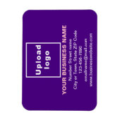Magnet Flexible Marque commerciale sur aimant flexible rectangulai (Vertical)