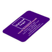 Magnet Flexible Marque commerciale sur aimant flexible rectangulai (Côté Gauche)