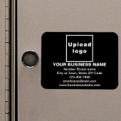 Magnet Flexible Marque d'entreprise sur le rectangle noir Aimant f