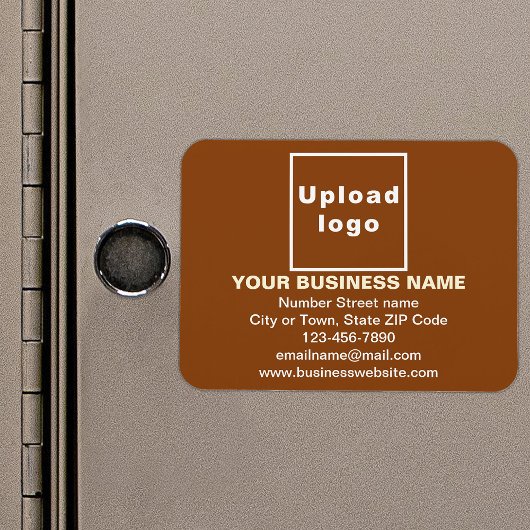 Magnet Flexible Marque d'entreprise sur un aimant flexible rectang