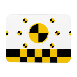 Magnet Flexible Marques de test d'écrasement