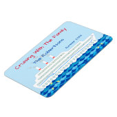 Magnet Flexible Marqueur de porte de croisière personnalisé (Côté Gauche)