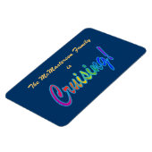 Magnet Flexible Marqueur de porte de la famille de croisière multi (Côté Gauche)