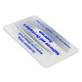 Magnet Flexible Marqueur de porte de la salle d'état personnalisée (Côté Droit)