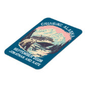 Magnet Flexible Marqueur de porte de navire rétro de l'Alaska (Côté Gauche)