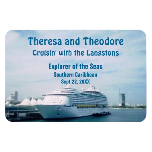 Magnet Flexible Marqueur de porte Voyager Stateroom (Horizontal)