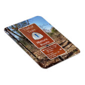 Magnet Flexible Marqueur du sentier des larmes, crête de pois, Mis (Côté Droit)