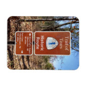 Magnet Flexible Marqueur du sentier des larmes, crête de pois, Mis (Horizontal)