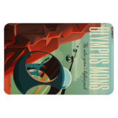 Magnet Flexible Mars Olympus Mons Système solaire Volcano le plus  (Horizontal)