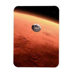 Magnet Flexible Mars Science Laboratory approchant Mars.