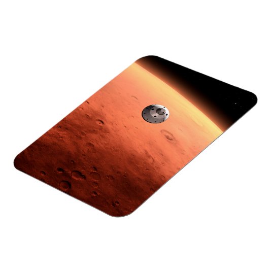 Magnet Flexible Mars Science Laboratory approchant Mars. (Côté Gauche)