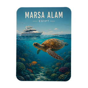 Magnet Flexible Marsa Alam côte désertique de la mer Rouge Égypte 