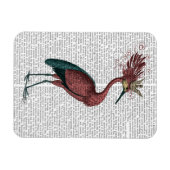 Magnet Flexible Marsala Heron (Horizontal)