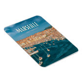 Magnet Flexible Marseille Photo Vintage (Côté Droit)