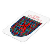 Magnet Flexible Marshall Tartan Scottish Plaid Lion Rampant (Côté Gauche)