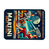 Magnet Flexible Martini Space Affiches de voyage Death Star Cockta (Horizontal)