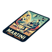 Magnet Flexible Martini Space Travel Affiches de l'équipage de con (Côté Gauche)
