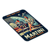 Magnet Flexible Martini Space Travel Affiches New York (Côté Droit)