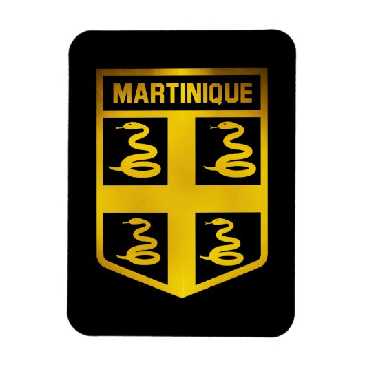 Magnet Flexible Martinique Emblem (Vertical)