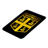 Magnet Flexible Martinique Emblem (Côté Gauche)