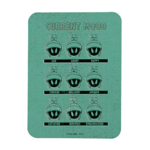 Magnet Flexible MARVIN MARTIAN™ Carte de l'humeur actuelle