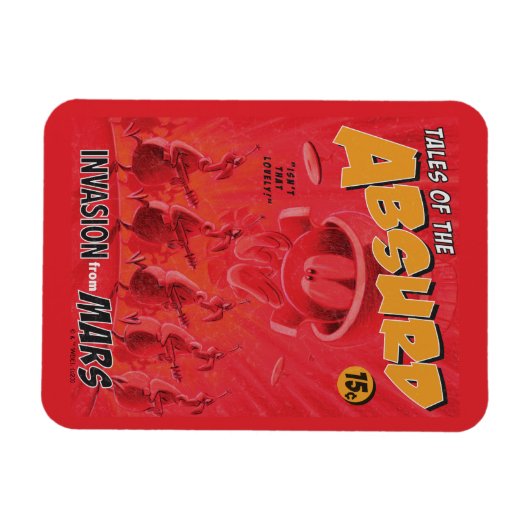 Magnet Flexible MARVIN MARTIAN™ Retro Invasion from Mars Comic (Horizontal)