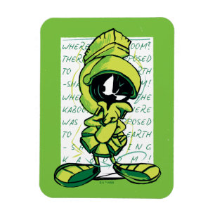 Magnet Flexible MARVIN THE MARTIAN™ - Croquis
