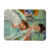 Magnet Flexible Mary Cassatt - Jeune Mère Cousant (Horizontal)