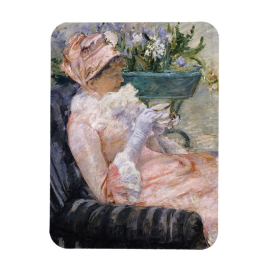 Magnet Flexible Mary Cassatt - La Coupe du Thé (Vertical)