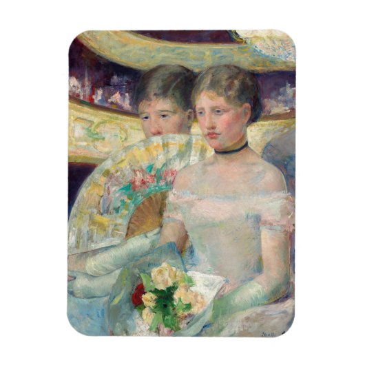 Magnet Flexible Mary Cassatt - La Loge (Vertical)