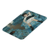 Magnet Flexible Mary Cassatt - Petite fille dans un fauteuil bleu (Côté Gauche)