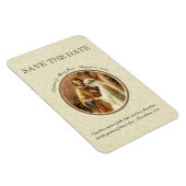 Magnet Flexible Mary Joseph Catholic SAVE LE Mariage DATE (Côté Droit)