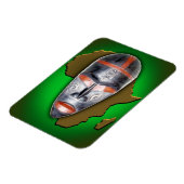 Magnet Flexible Masque africain (Côté Gauche)