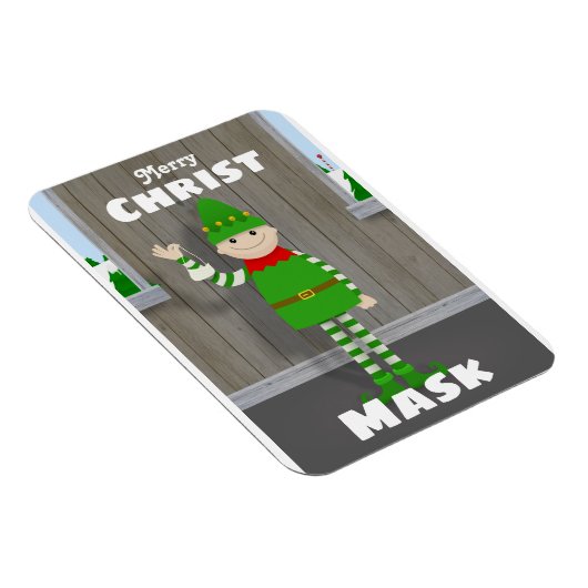 Magnet Flexible Masque de Noël (Côté Droit)
