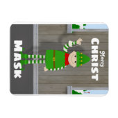 Magnet Flexible Masque de Noël (Horizontal)