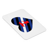 Magnet Flexible Masque Fierté (Côté Droit)