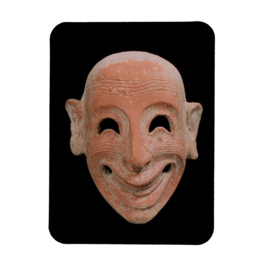 Magnet Flexible Masque Grotesque, de Motya, VIe siècle av. J.-C (t (Vertical)