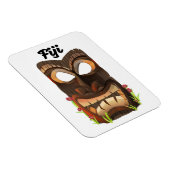 Magnet Flexible Masque sculpté des Fidji (Côté Droit)