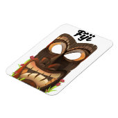 Magnet Flexible masque sculpté des Fidji (Côté Gauche)