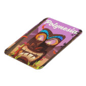 Magnet Flexible Masque Tiki de Polynésie (Côté Gauche)