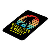 Magnet Flexible Masquer Et Chercher Expert Bigfoot Drôle (Côté Gauche)