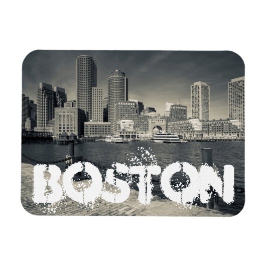 Magnet Flexible Massachusetts, Boston, bâtiments de Rowe's Wharf (Horizontal)