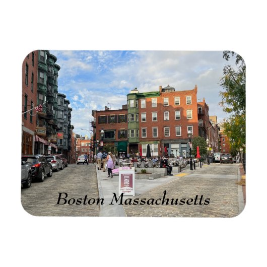 Magnet Flexible Massachusetts de Boston (Horizontal)