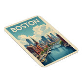 Magnet Flexible Massachusetts de Boston (Côté Droit)