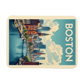 Magnet Flexible Massachusetts de Boston (Horizontal)