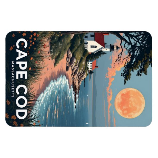Magnet Flexible Massachusetts de Cape Cod (Horizontal)