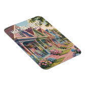 Magnet Flexible Massachusetts de Martha's Vineyard Illustration Re (Côté Droit)