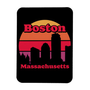 Magnet Flexible Massachusetts vintages de Boston