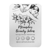 Magnet Flexible Massage Thérapie Guérison Mains Énergie Spa Bien-ê (Vertical)