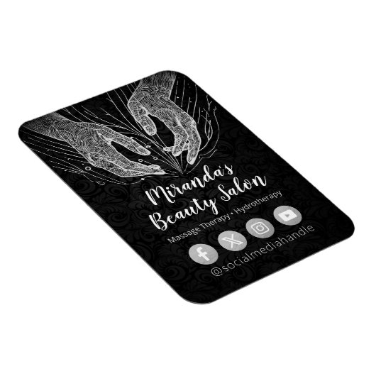 Magnet Flexible Massage Thérapie Guérison Mains Énergie Spa Bien-ê (Côté Droit)